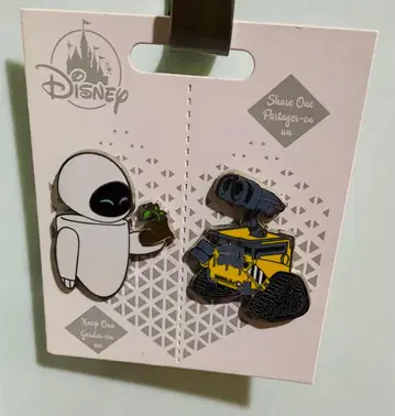 디즈니 WALL-E EVE 핀 배지 PIXAR