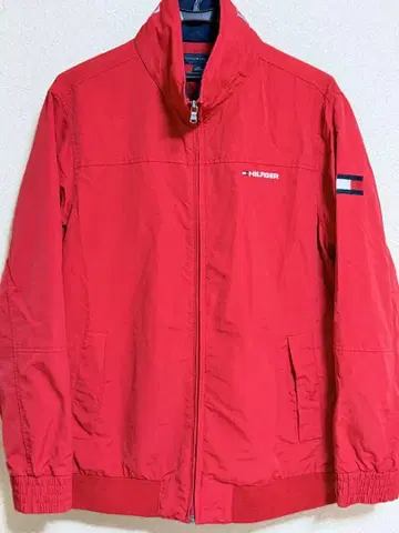 Tommy Hilfiger 레드 나일론 자켓 L 사이즈