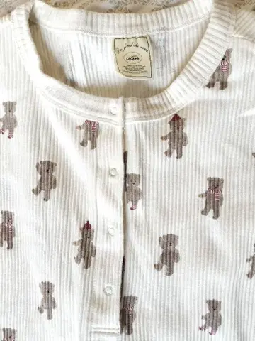 GELATO PIQUE 곰 무늬 룸웨어