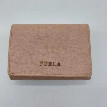 고품질 FURLA 3단 폴더형 지갑 가죽