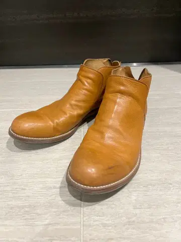 PADRONE 에디피스 별주 백 척 부츠 카멜