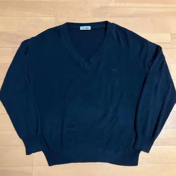 Rare!! 70s LACOSTE FRANCE 블랙 니트