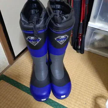 Krazy 장화 파랑/그레이 합성 고무제