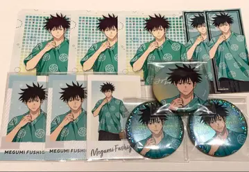 주술회전 극락탕 캔뱃지 코스터 폴라샷 스티커 후시구로 메구미