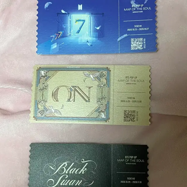 방탄소년단 맵오브더솔 팝업 티켓 3개 일괄
