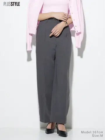 미사용 새상품 PLST 플라스테 와이드 팬츠 (더블 크로스)