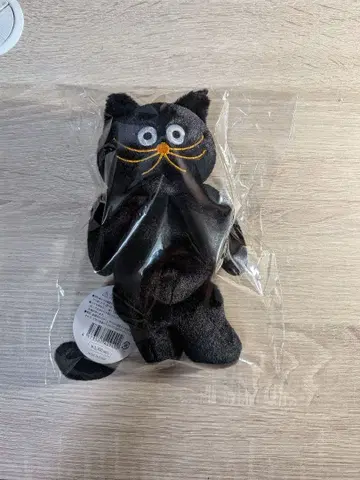 OIL/검은 고양이 봉제 인형