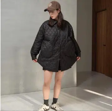 미사용 새상품 lawgy 오버 사이즈 퀼팅 셔츠 자켓