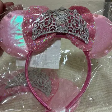 티아라 달린 미니 귀 머리띠