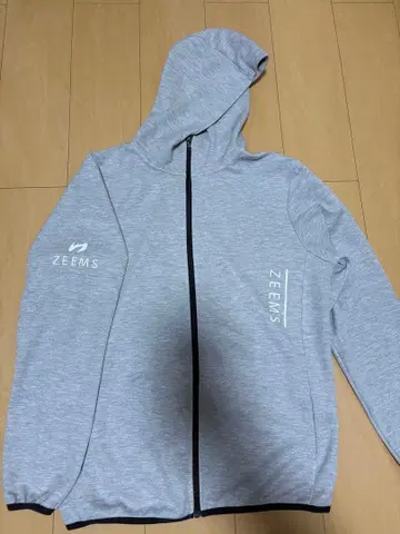 ZEEMS 그레이 후드 부착 후드티