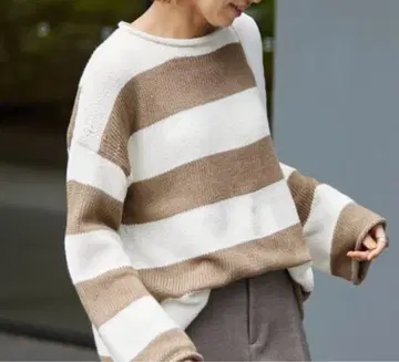 [ 새상품급 ] FRAMeWORK 린넨 블렌드 릴리 뉴앙스 니트