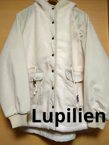 Lupilien 보아 x 코듀로이 x 나일론 미들 기장 코트 F