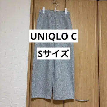 [ UNIQLO ] 맨투맨 와이드 팬츠/표시 사이즈 그레이 S 사이즈