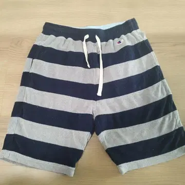 L 사이즈 챔피온 하프 팬츠 파일 원단