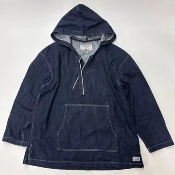 FLAT HEAD 10oz 데님 멕시칸 후드티