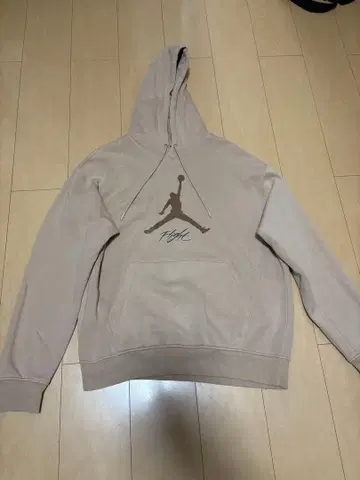 조던 Jordan 베이지 후드 부착 후드티