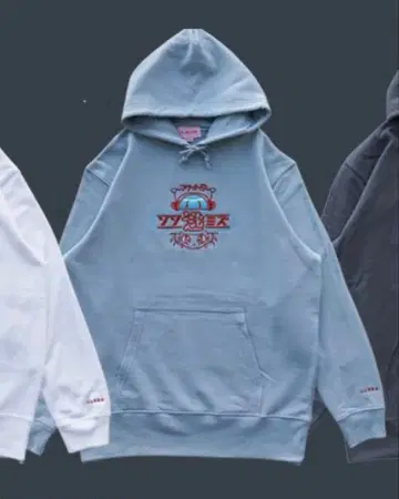 신기루 아뮤 x S XSOCKS 소소미즈 후드티 블루 LL 사이즈