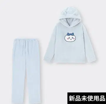 치이카와 GU 마쉬멜로우 필 라운지 세트 하치와레 긴팔 S 사이즈