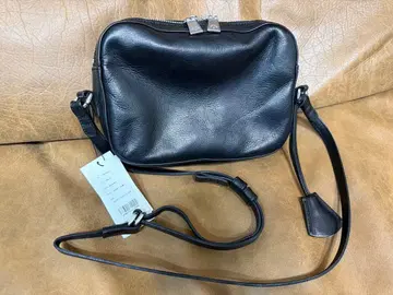 [ 새상품급 ] aniary 블랙 가죽 숄더백 미니