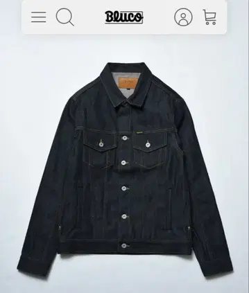 미사용 부루코 데님 자켓 새상품급 인디고