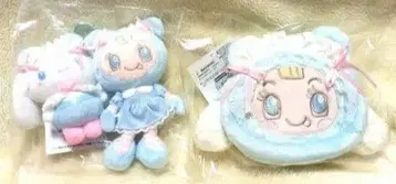 메조피아노 시나모롤 블루 베리에짱 마스코트 홀더 파우치 2개