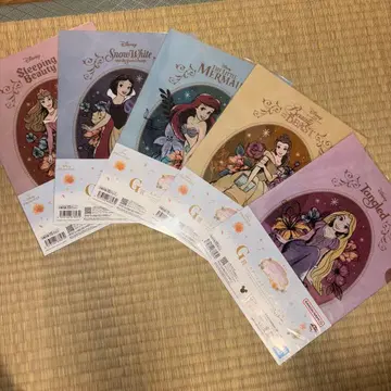 디즈니 프린세스 클리어 파일 세트