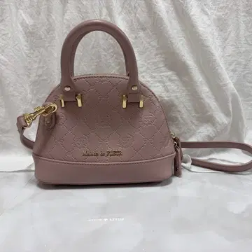 메종 드 플뢰르 숄더백 핑크