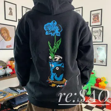 WASTED YOUTH RARE PANTHER FLOWER HOODIE