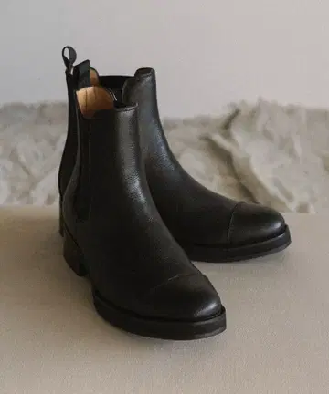 shiun GRAIN CHELSEA BOOTS 41 사이드 고어 부츠