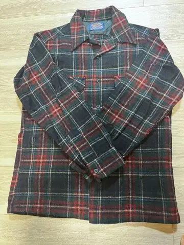 PENDLETON 펜들턴 70s USA제 오픈 카라 울 셔츠