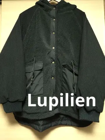 Lupilien 보아 x 코듀로이 x 나일론 미들 기장 코트 F
