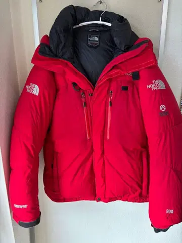 THE NORTH FACE 800 다운 자켓 레드