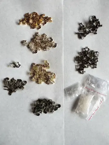 귀찌 부품 금장 장식 여러 가지 새상품