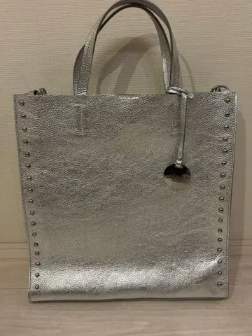 베비니 실버 스터드 토트백 숄더백