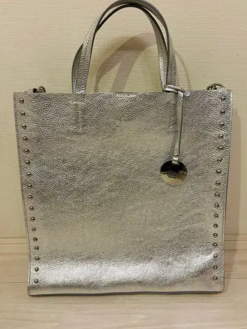 베비니 실버 스터드 토트백 숄더백