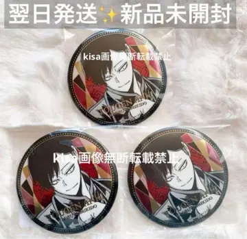 도겐 안키 76mm 메탈릭 캔뱃지 나미키 카오루 tsutaya 3종