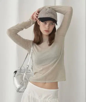 GIUNON long sheer knit