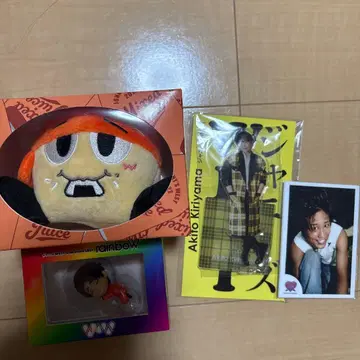 키리야마 아키토 봉제인형 아크릴 스탠드 이로시마센타이 미니 사진