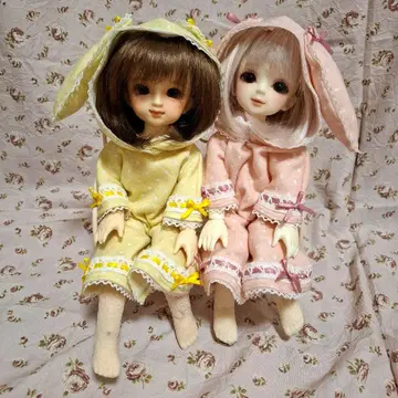 SD 사이즈 롭이어 인형옷 핑크