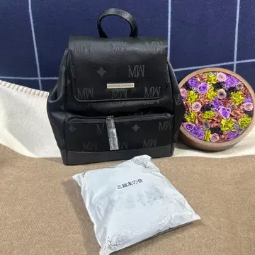 Mitsukoshi Tomonokai 블랙 백팩 & 에코백 세트