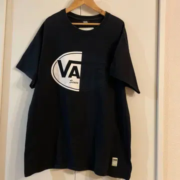 빔즈 SSZ VANS 로고 T셔츠 블랙 L 사이즈