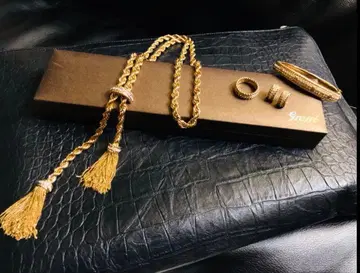 Grosse 그로세 롱 목걸이 골드 빈티지 fringe