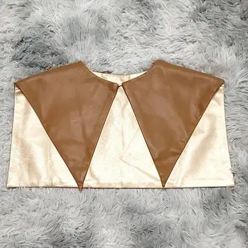 새상품급 perna 리버서블 인조 가죽 탈부착 카라