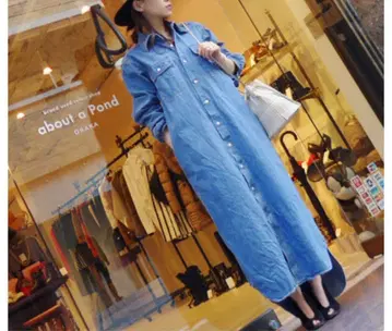 매디슨 블루 데님 원피스 00