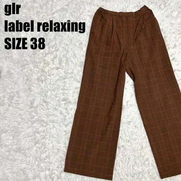 그린 레이블 리라킹 체크 38 M 브라운 [ 398 ]