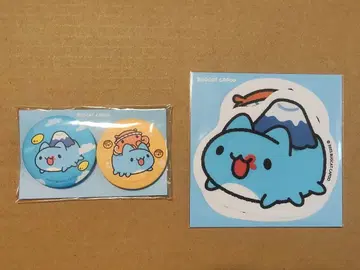 Bugcat Capoo 카푸  캔뱃지 스티커 일본 한정판