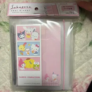 산리오 씰 바인더 씰북 헬로키티 우사하나 폼폼푸딩