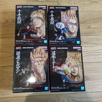 NARUTO 패널 스펙터클 역대 호카게 피규어 4체 세트