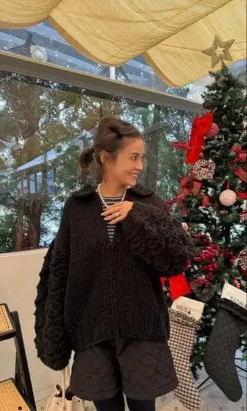 로지몬스터 hand knit zip blouson