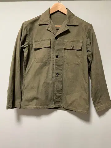올리브 그린 밀리터리 자켓 USA 제조